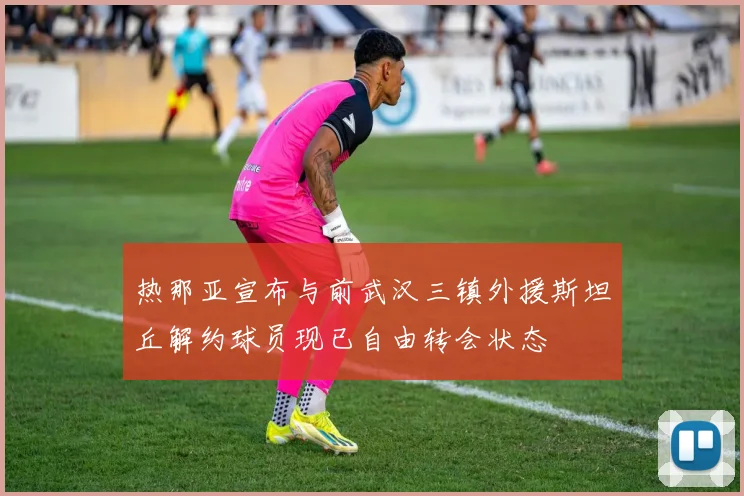 热那亚宣布与前武汉三镇外援斯坦丘解约球员现已自由转会状态
